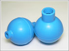 Hollow rubber balls